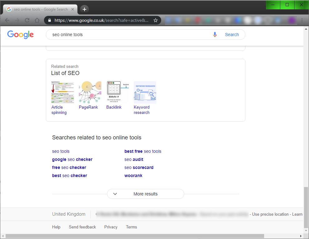 jon_holland's tweet photo. Google SERPS on desktop now showing "more results" rather than Page 1 2 3 4 etc.  Not sure I like it. https://t.co/N5pf8JgWJ7