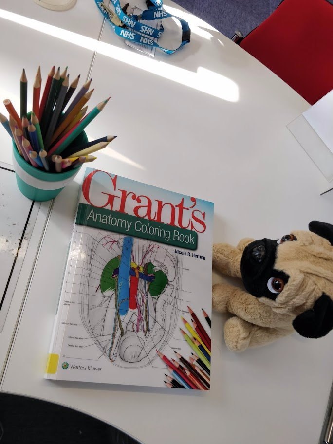 UHB Library (@uhblibrary) on Twitter photo A creative #BookFaceFriday with the Grant's Anatomy Colouring book at Good Hope. The colouring is good for your wellbeing and you'll learn along the way... come and have a go! ✏️🌈📒 #BookFace <a href="/LancsHospLib/">LancsHospitalLibrary</a> A creative #BookFaceFriday with the Grant's Anatomy Colouring book at Good Hope. The colouring is good for your wellbeing and you'll learn along the way... come and have a go! ✏️🌈📒 #BookFace <a href="/LancsHospLib/">LancsHospitalLibrary</a>