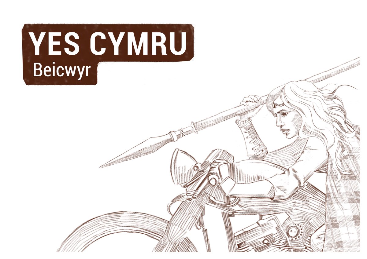 YesBeicwyr's tweet photo. A great sketch by the German artist Nele Diel 🇩🇪
Yes Beicwyr have commissioned her to make a few designs for us.
This is just the 1st of 3 🙂🏴󠁧󠁢󠁷󠁬󠁳󠁿🏍️ https://t.co/zFTN89crCh