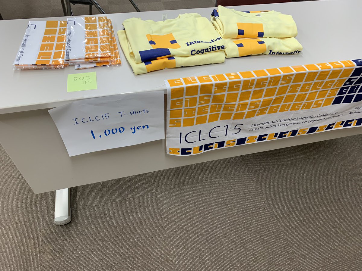 iclc15's tweet photo. Many T-shirts went to participants today! Don't miss the last chance tomorrow! https://t.co/62IxV7irCZ