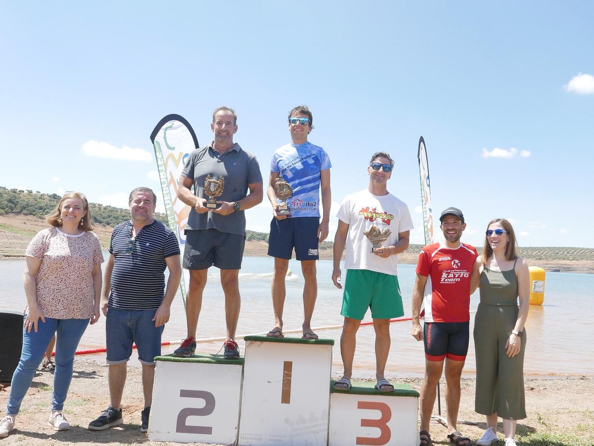 cntorrelodones's tweet photo. Un nuevo podium para el Club Natación #Torrelodones. Circuito de Travesias de #Jaén. V Travesía #Marmolejo. Gonzalo plata  en +40. 12/62 general. 2/18 cat https://t.co/d2Y3aBatuD