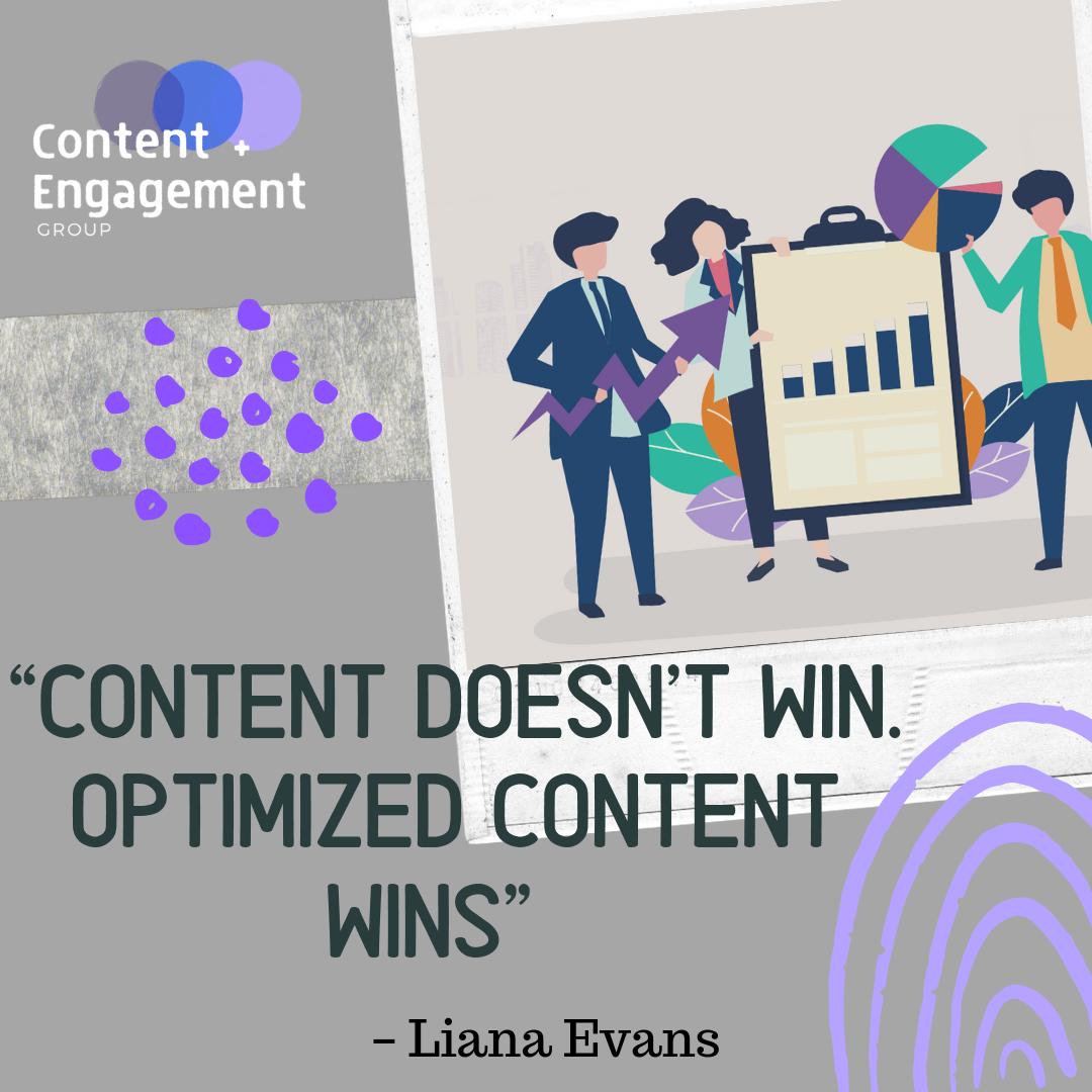 CEGroup01's tweet image. Content Optimization is a process in which a webpage and its content are optimized to become more attractive, useful and actionable to users.  #ContentAndEngagementGroup #digital #gettoknow #creating #content #contentisking #business