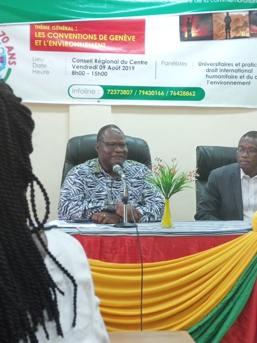 LavandaBe's tweet photo. Selon le Pr Vincent ZAKANE, le CERDE pourra contribuer à l'éducation à l'environnement de la population Burkinabè.
#CERDE #DroitdelEnvironnement
#70ansConventiondeGeneve https://t.co/ZGND7ZtY62