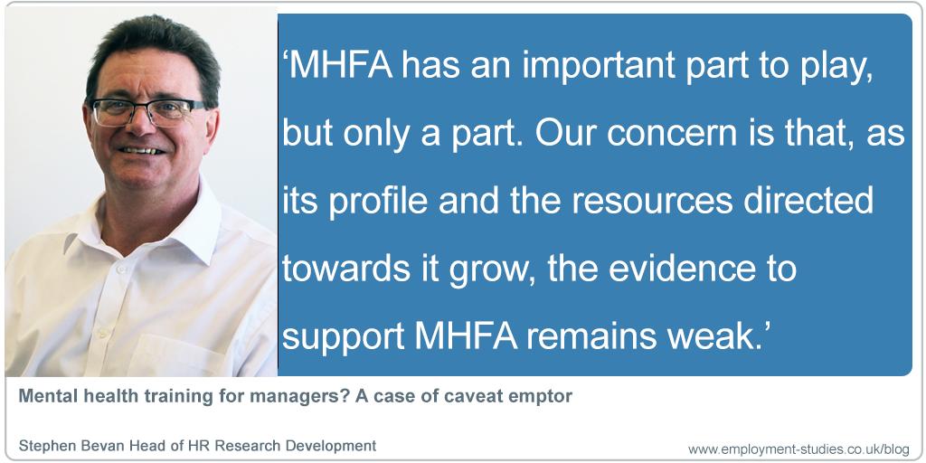 Institute for Employment Studies (@employmtstudies) on Twitter photo #IES' <a href="/StephenBevan/">Stephen Bevan</a> and Sally Wilson reflect on the meteoric rise of Mental Health First Aid but question the level of evidence that underpins the initiative. #MHFA #workplacewellbeing #mentalhealth #mentalhealthfirstaid
bit.ly/2M9lg6O #IES' <a href="/StephenBevan/">Stephen Bevan</a> and Sally Wilson reflect on the meteoric rise of Mental Health First Aid but question the level of evidence that underpins the initiative. #MHFA #workplacewellbeing #mentalhealth #mentalhealthfirstaid
bit.ly/2M9lg6O