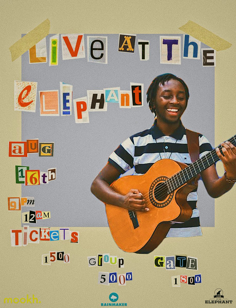theelephantke's tweet photo. WE ARE BACK!!! 
Next Friday,16th August, #LiveAtTheElephant brings you @CianoMaimba, @tetushani &amp; @EricWainaina in our #ConcertInTheRound setup. 

We’re happy to invite you all to our flagship music event. For those who purchased tickets on Mookh, they will still be valid https://t.co/OklxqBmpZg