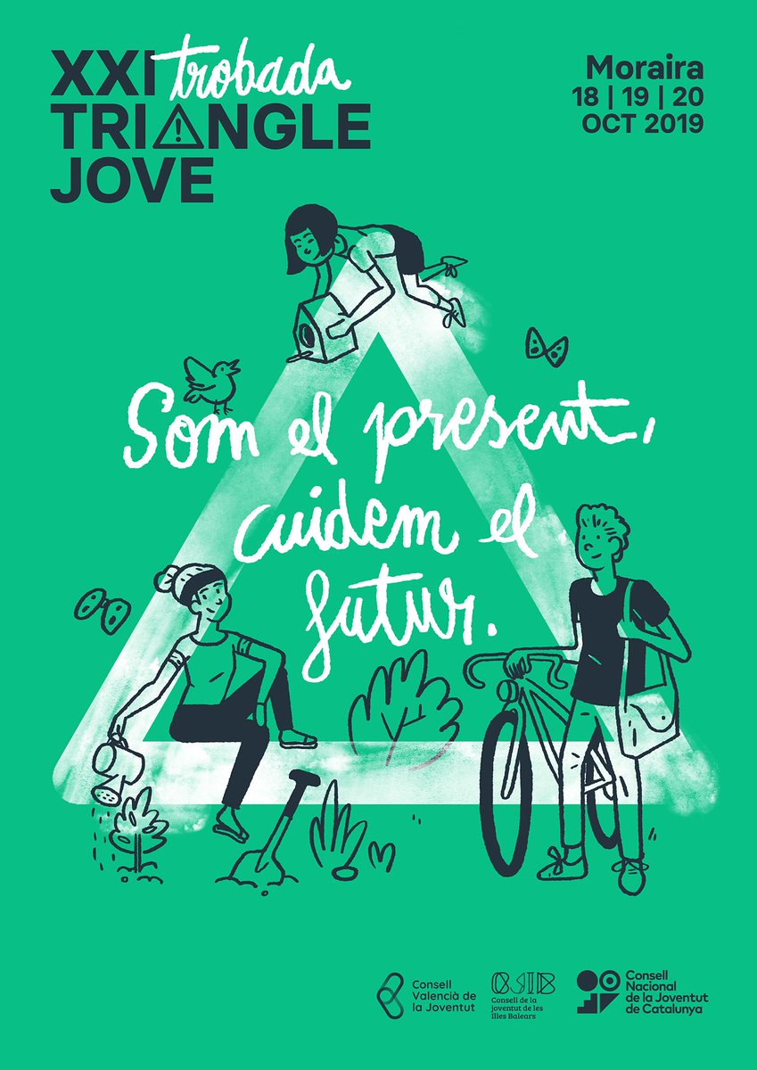 cnjcat_'s tweet photo. Encara no us heu inscrit a la #XXITTJ del @trianglejove?
A la trobada d'enguany abordarem l'emergència climàtica des d'una perspectiva ecofeminista! #SomElPresent
@conselljoventut @ConsellJove @xclj 
📅 18, 19, 20 d'octubre
📍 Moraira, País Valencià
✍🏾 https://t.co/mW8W6dFSaZ https://t.co/rTjCd1I1HH