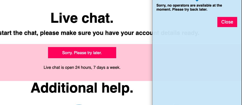 15minutes to get thru to customer services is UNACCEPTABLE and don't bother diverting me to your web chat <a href="/ThreeUK/">Three UK</a> #iwantout #threeuk #shitshow