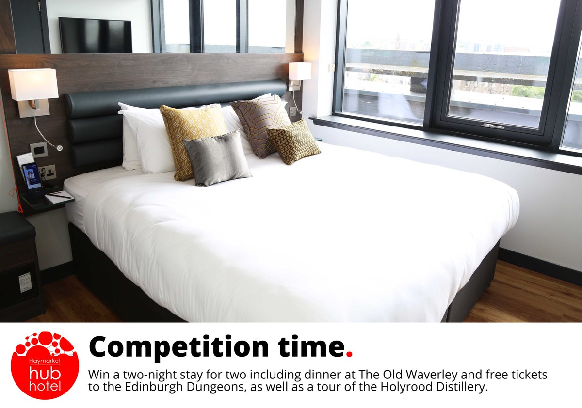 EdinburghCollec's tweet image. To celebrate the @HubHotel_UK's second year in business we are offering you the chance to #win a two-night stay, dinner and free tickets to @EdinDungeon &amp;amp; a tour at @HolyroodWhisky 

Pop over to the Haymarket Hub’s Facebook page to enter  facebook.com/HaymarketHubHo… 
#Competition