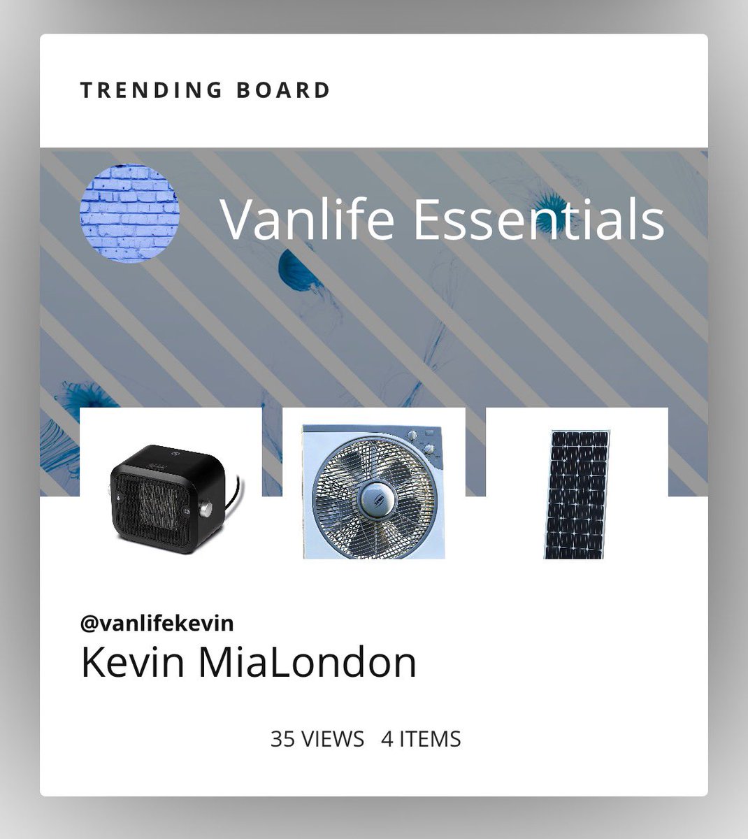 SeeMyGear's tweet photo. Checkout Vanlife Essentials by vanlifekevin! https://t.co/gMM1snetKP
.
#rvlife #vanlife #digitalnomad #adventuretravel #camping #outdoorliving #travelblogger https://t.co/kDHm009UdO