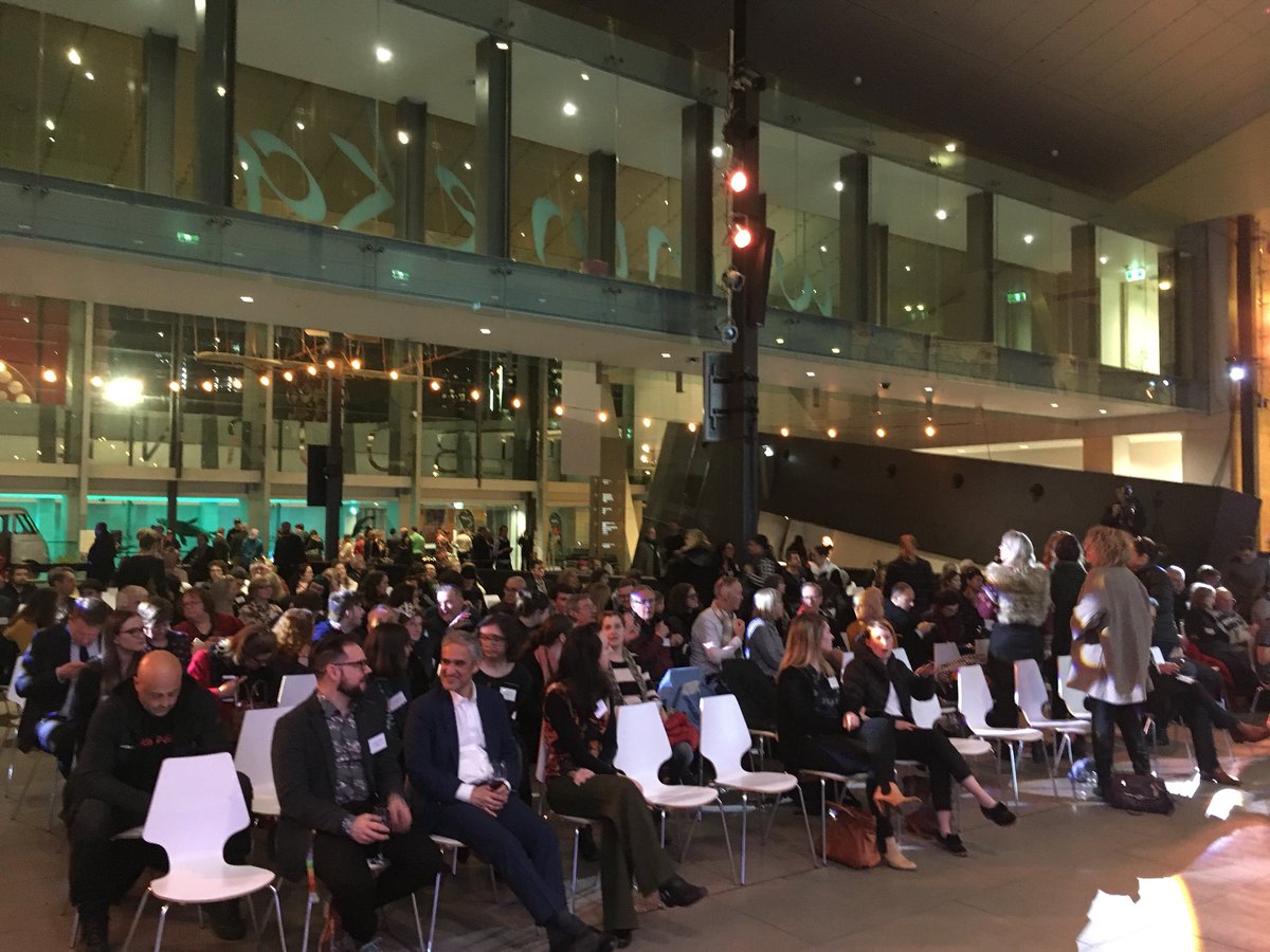 So excited to be speaking at the launch of Vic science week! About to kick off!