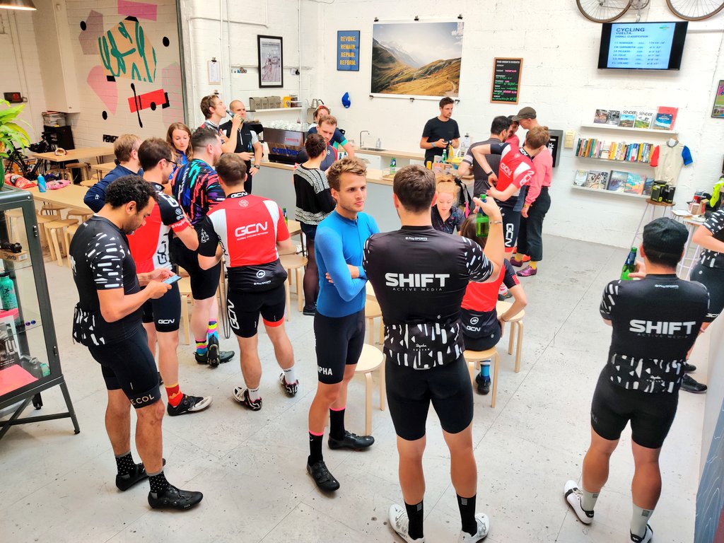 On the 31st August, four of our #SHIFTActiveMedia team are taking part in the <a href="/rapha/">Rapha</a> #L2M ride for <a href="/AmbitiousAutism/">Ambitious about Autism</a>. Yesterday's fundraiser at Business As Usual in Bristol, saw the team hit their £2000 target. Good luck guys! #WeAreSHIFT #Rapha #AmbitiousAboutAutism