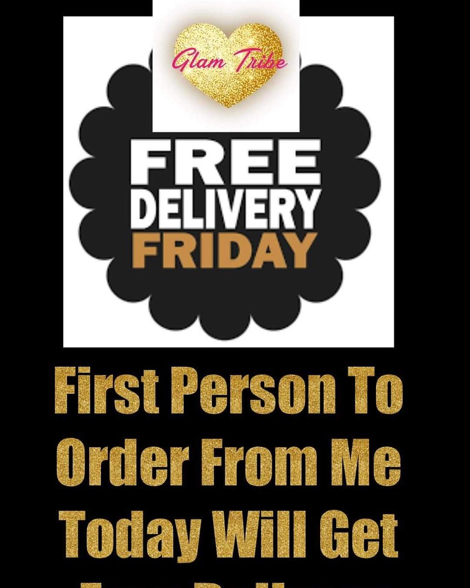 Denisestgeorge5's tweet image. First one to order from me today gets free delivery!!

#Freedelivery #onlineshopping #Orderfromme #glamtribe