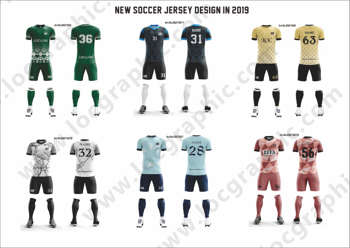 New Soccer Jersey design, MOQ:10pcs