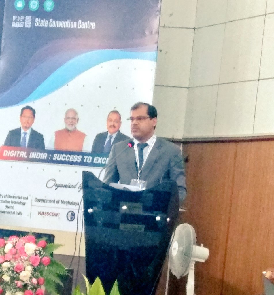 EIT_Odisha's tweet photo. Odisha Secretariat Workflow Automation System implementation in State Secretariat was presented by Shri R N PALAI, Special Secretary, E&amp;IT Department in Plenary Session on 9th August 2019 during National Conference on e-Governance held at Shillong @btushar02 @CMO_Odisha @stpibbsr https://t.co/8HdkcANh13