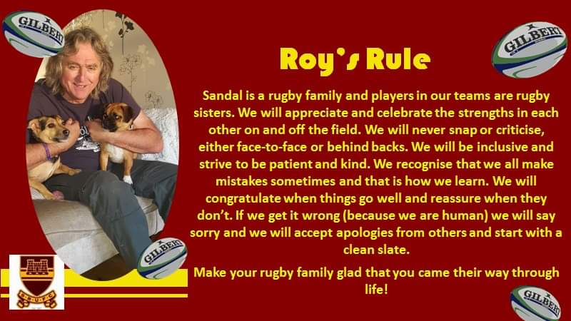 loustar1972's tweet photo. What an amazing, wonderful man. Credit to our club and Roy's Rule will ensure his memory lives on.
He will be missed terribly. 
#rugbyfamily 💔🥰 https://t.co/k1auhNjOjy