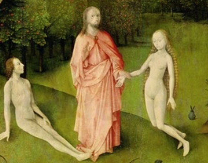 bernathoustra's tweet photo. 33 femmes nues au centre d'un triptyque datant du début du XVI siècle. L'âge supposé du Christ. Jérôme Bosch ne laissait rien au hasard. Adam en reste sur les fesses.
La pulsation du monde serait-elle femme ?
#burkini
#adamisme https://t.co/L2zzKBqNd3