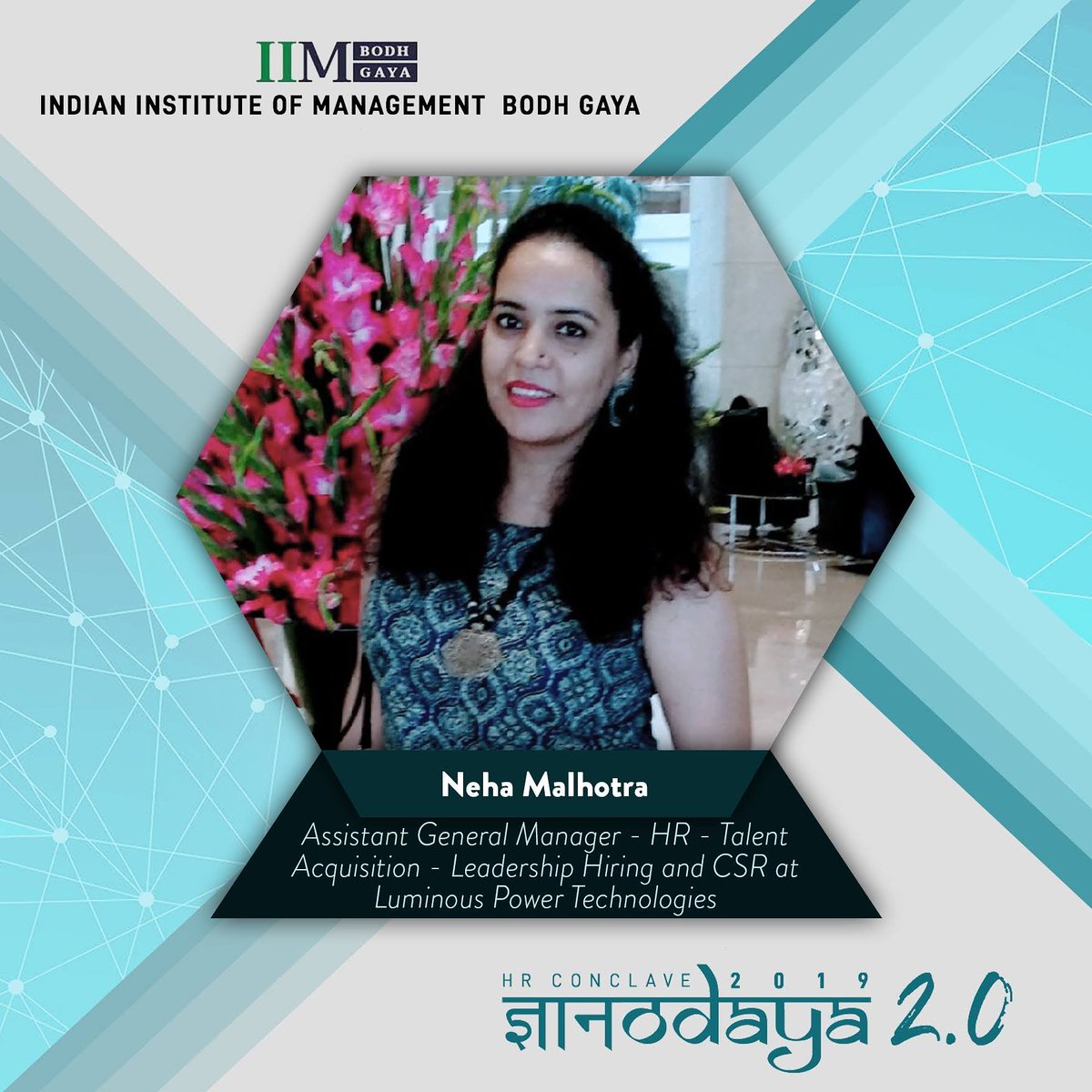 IIMBodhGaya's tweet photo. Ms.Neha Malhotra is a HR professional with 12+ years of experience in Talent Acquisition-Leadership Hiring, campus, Social Media &amp; Niche hiring through headhunting, Market Research and Talent Mapping.
#TheEnlighteningIIM #HRconclave #Gyanodaya2.0 #IIMBodhGaya https://t.co/GObDjWEIAz