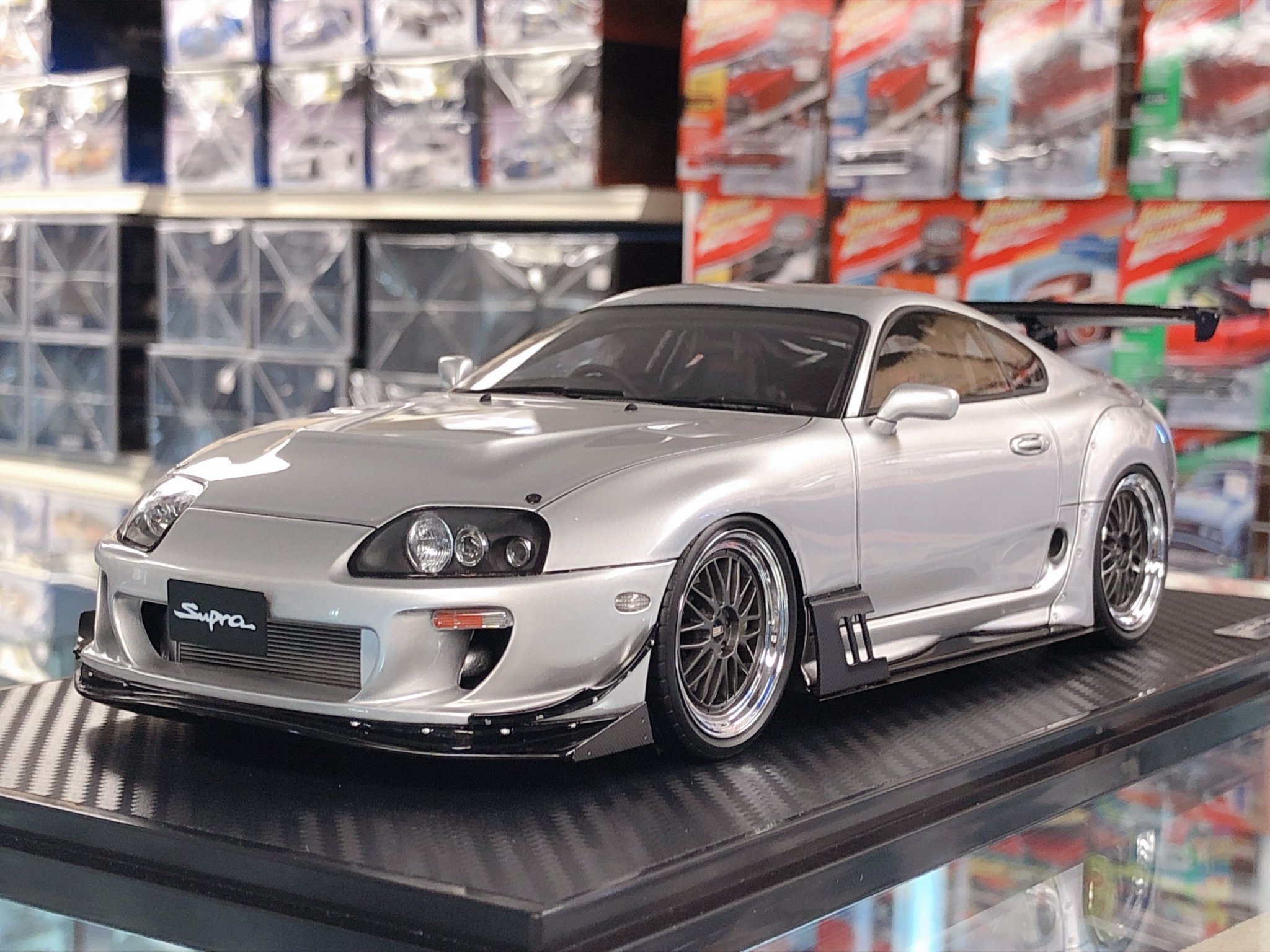 感謝報恩 1/64 ホビージャパン トヨタスープラRZ(80A) エンジン付