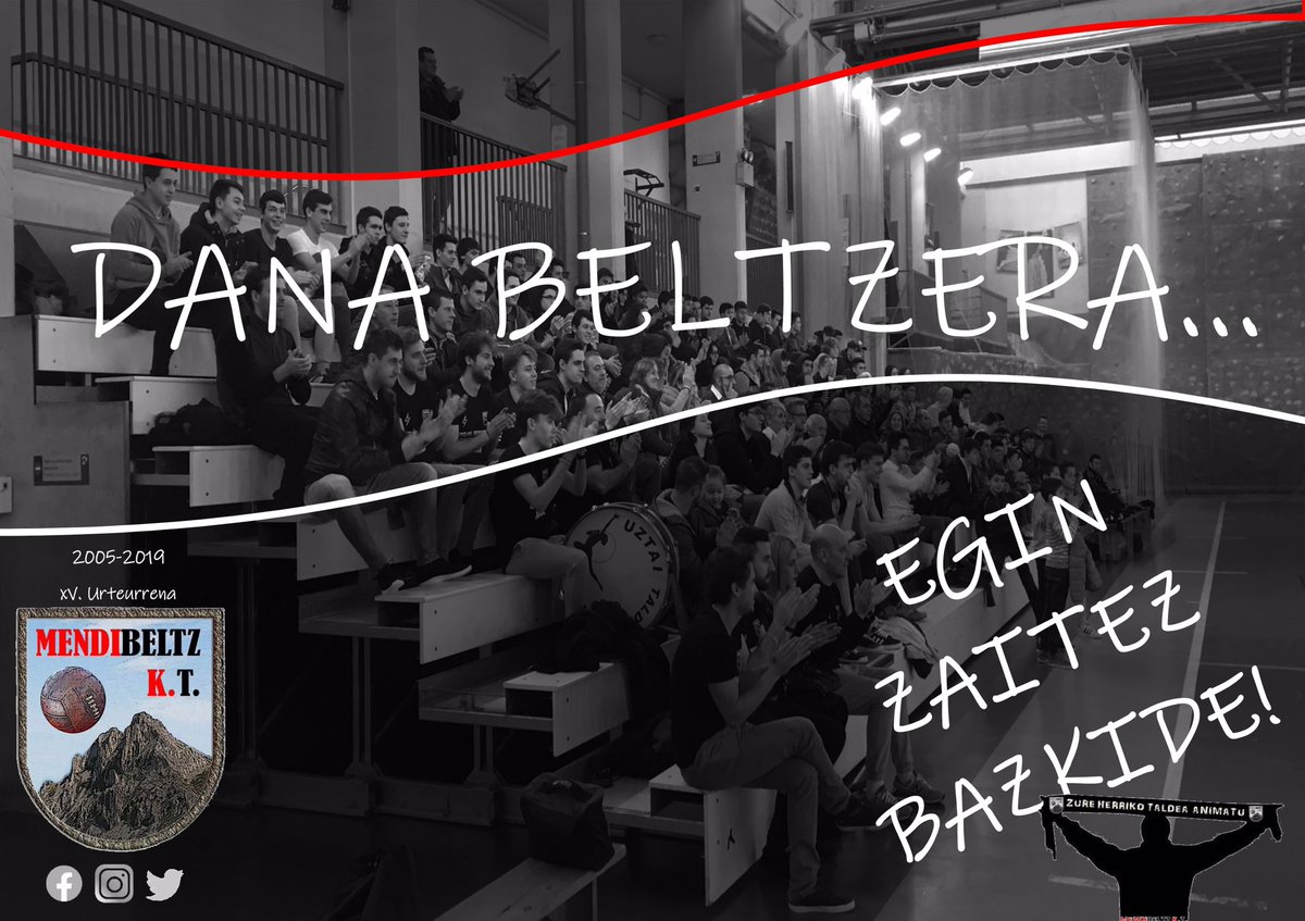 ADI!!

2019/2020 denboraldirako berri garrantzitsu bat...

Bazkide txartelak!

Gure familia txikiaren parte izateko aukera ezinhobea!

Sare sozialen bidez edota taldeko kideen bidez egizu, 10€-ten truke.

Anima zaitezte 💪🏿

⚡️ Bat.Bi.Mendi! ⚡️
