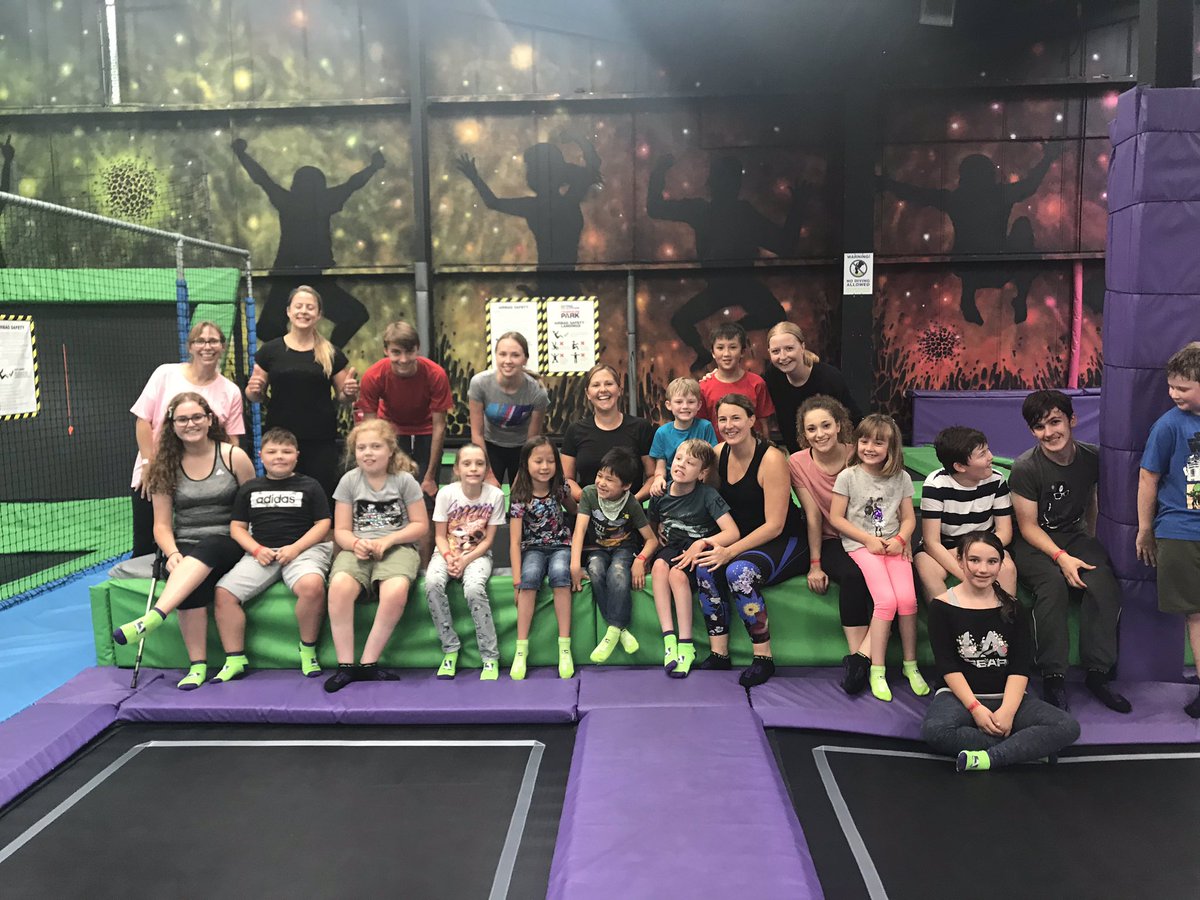 NNUHPaedsAHPs's tweet photo. Awesome time trampolining with Sports Scheme this morning! Great opportunity for these children to meet others with similar disabilities and make friends! @NNUHPaedOrtho Here is photographic evidence of us “working” hard!! @nnuhjlch https://t.co/cM8ARy5jZs