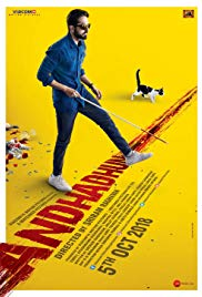 ANI's tweet photo. 66th National film Awards 2018: 'Andhadhun' directed by Sriram Raghavan gets the best Hindi film award. https://t.co/57zJtNCie2