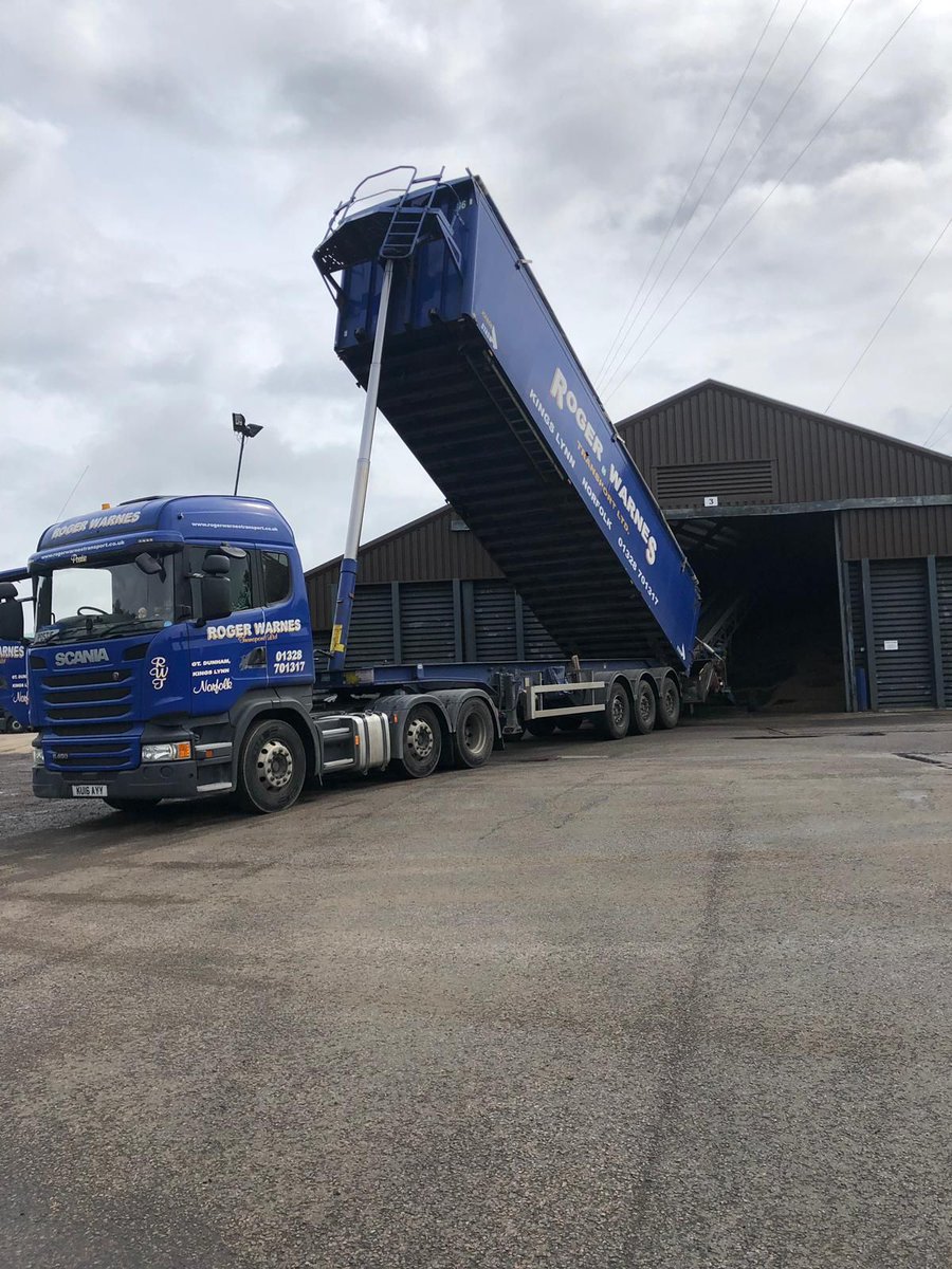 Another load into our TASCC assured store at HQ. It's been a busy week with intake of over 2000 tonnes.