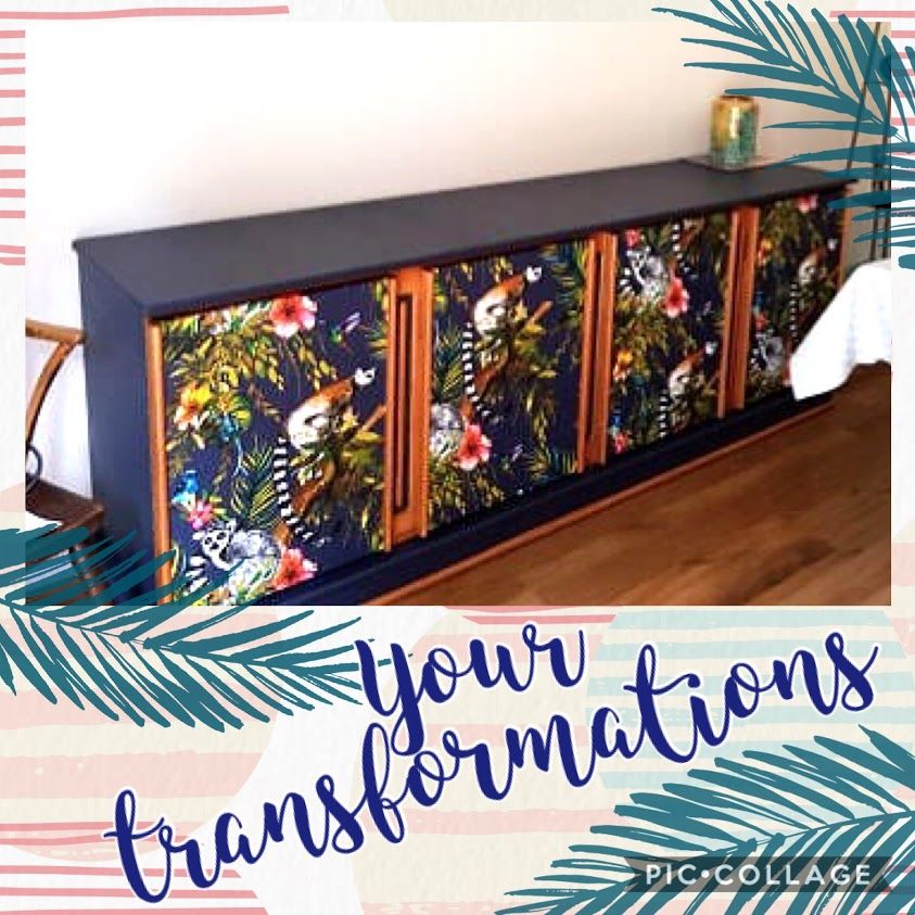 funkifythis's tweet photo. Mary has done it again! A beautiful transformation with Fusion Mineral Paint "Midnight Blue" and Holden Lemur Wallpaper to match her sideboard. Isn't she clever?!
#fusionmineralpaint #furniture #paint #wallpaper #decoupage #crowborough https://t.co/veECfindqu