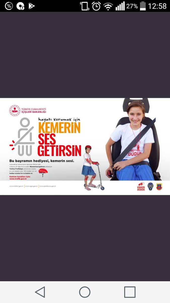 MelikeYesil6's tweet photo. Emniyetli bir yolculuk için emniyet kemeriniz bağlı, yolunuz açık olsun. 
@suleymansoylu 
 #KemerinSesGetirsin https://t.co/fkAIdXLs6I