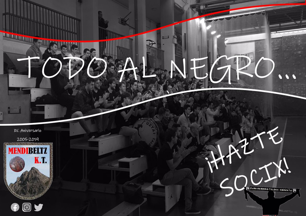 ⚠️
Noticia importante de cara a la temporada 2019/2020.

Tarjetas de socixs!

Queremos que seas parte de nuestra pequeña-gran familia.

Contacta con nosotrxs por redes sociales o mediante miembros del club.
Se parte del Mendi por tan solo 10€!

⚡️Bat.Bi.Mendi!⚡️