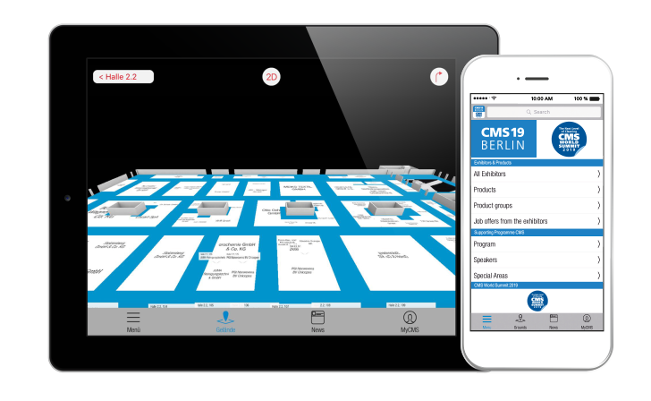 CMS_Berlin's tweet photo. ...und fรผr alle, die eher #smart unterwegs sind:die #CMSApp 2019 steht fรผr Sie bereit und wartet auf den kostenlosen Download auf Ihr Smartphone. Fรผr iOS: https://t.co/IxxCzT22gL Fรผr Android: https://t.co/1UMrFdtHTl ๐ฒ@CMS_Berlin #digital #digitalerMesserbegleiter #cms19 #cmsws19 https://t.co/hUnXZb12um