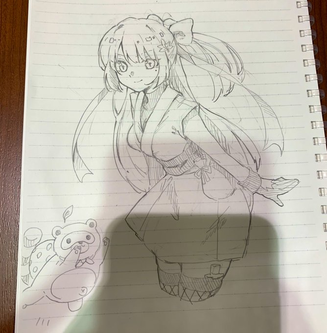 休憩中のりゃくがき 