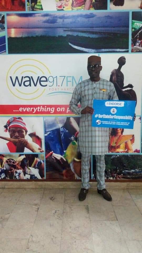 rvsg_ng's tweet photo. #OurStateOurResponsibiloty Campaign @rythmfm937 and @917wavefm
https://t.co/IcLLIuiwQS
#rivers #riversstate #rvsg https://t.co/ZVJxfpDtA1