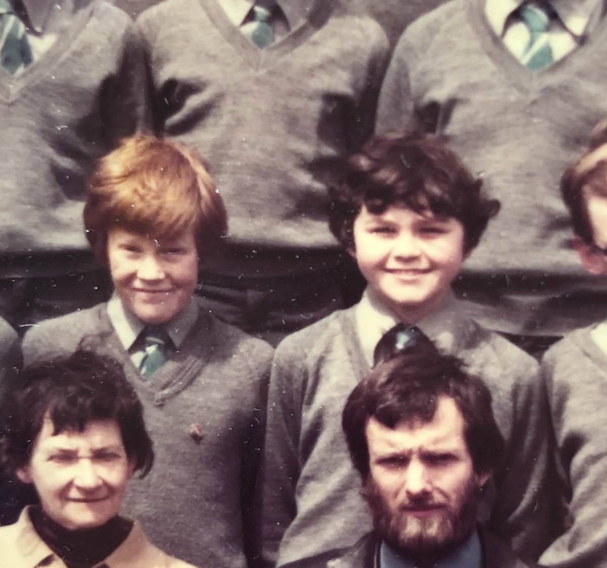 keepo's tweet photo. Having a long overdue clearout with @RMcUrquhart and came across these cheeky faces @AdamHenson! #1979 #Cheltenhamcollege #naughtyboys #innocent https://t.co/AZYsvBD2KW