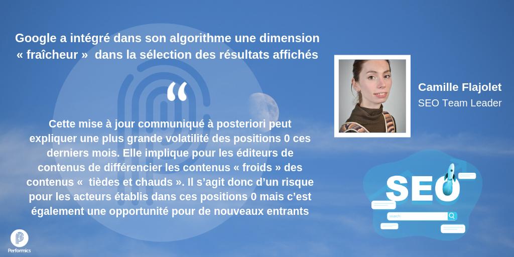 PerformicsFr's tweet photo. .@Google a annoncé cette semaine une mise à jour de son algorithme dans la sélection des résultats affichés en #FeaturedSnippets. Alors menace pour les acteurs établis ou opportunité pour les nouveaux entrants ? https://t.co/8HxPFNFxlT #SEO https://t.co/D8XoIfoafe