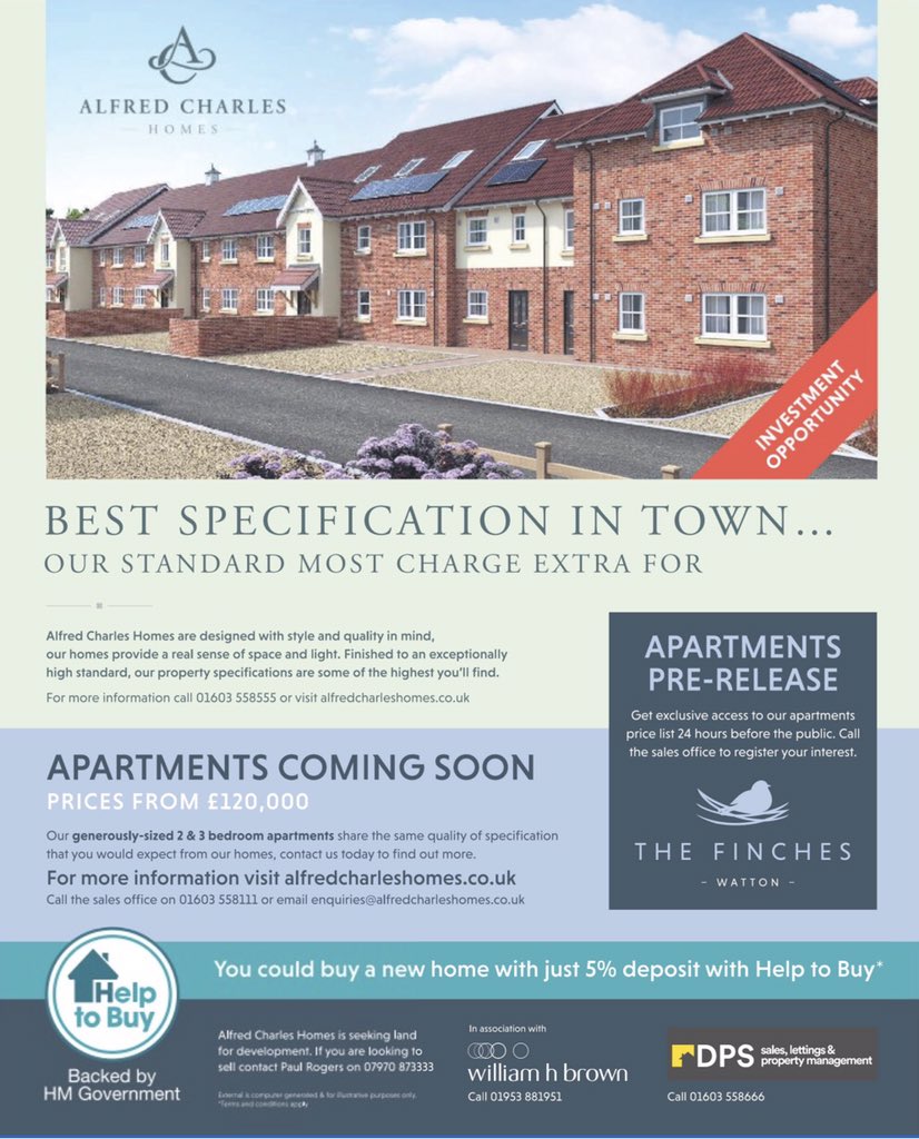 Release of new phase soon! Prices from £120,000!! <a href="/dpsestatesltd/">DPS Estates</a> <a href="/WilliamHBrown/">William H Brown</a> <a href="/EDP24/">Eastern Daily Press</a>