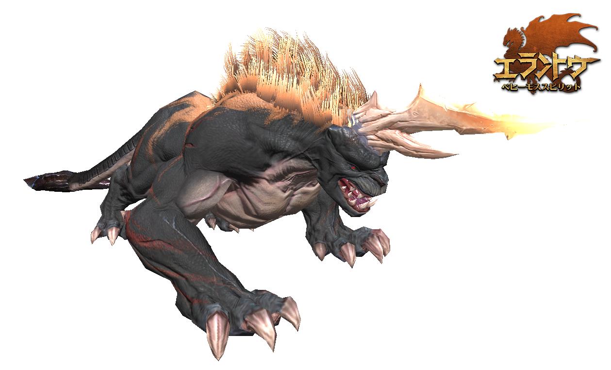 エラントゥ ベヒーモススピリット サービス終了 ベヒーモス紹介 電角狼 狂風山脈に出没する巨化種のベヒーモス 電角狼は筋肉が発達した四肢と優れた協調性を持ち ダッシュとジャンプの能力が極めて高い 彼はタイミングを狙って角から電気