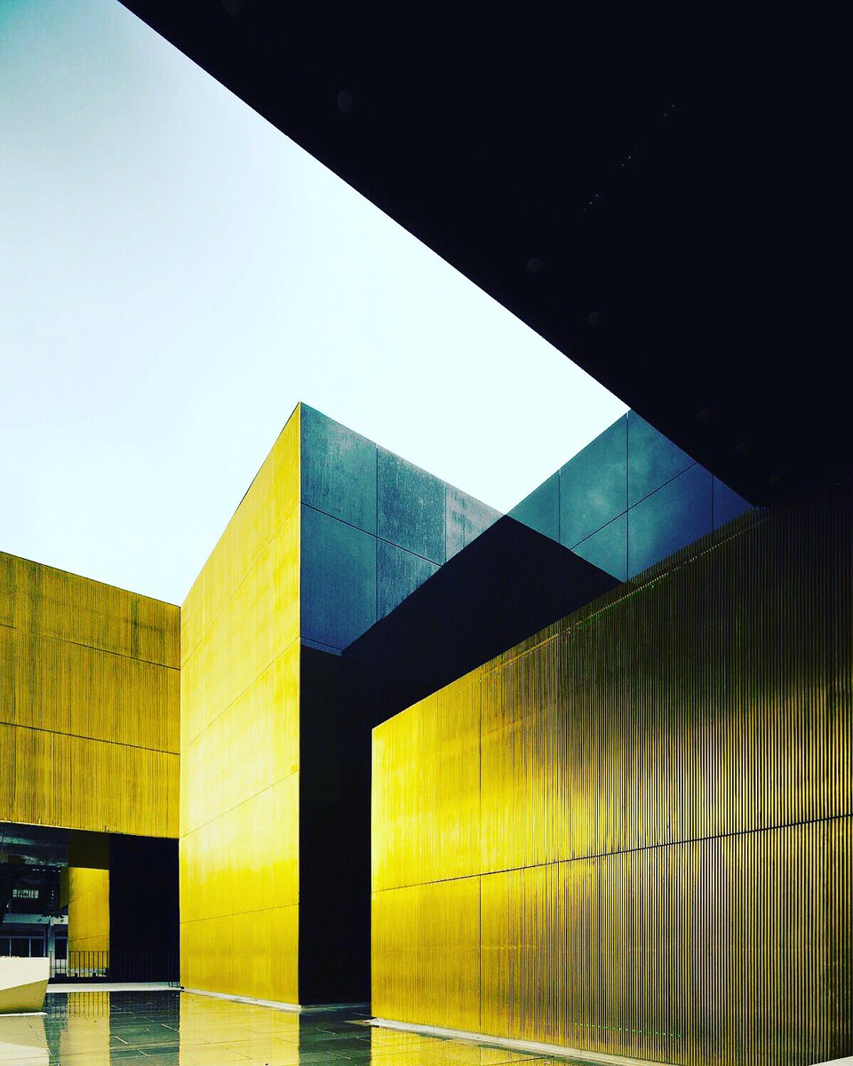 Centre for the Arts Jose de Guimarães by Pitagoras Arquitectos, Portugal. #architecture #design #architects #artists #galleries #beautifulbuildings #cleanlines #publicspace #beautifuldesign #Portugal