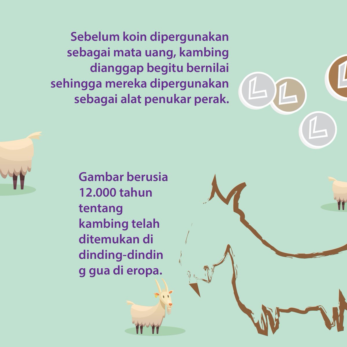 LESGO_INDONESIA's tweet photo. Fakta Unik Tentang Kambing
#lesgo #lesprivat #iduladha #Kurban https://t.co/GhjRxpanzO
