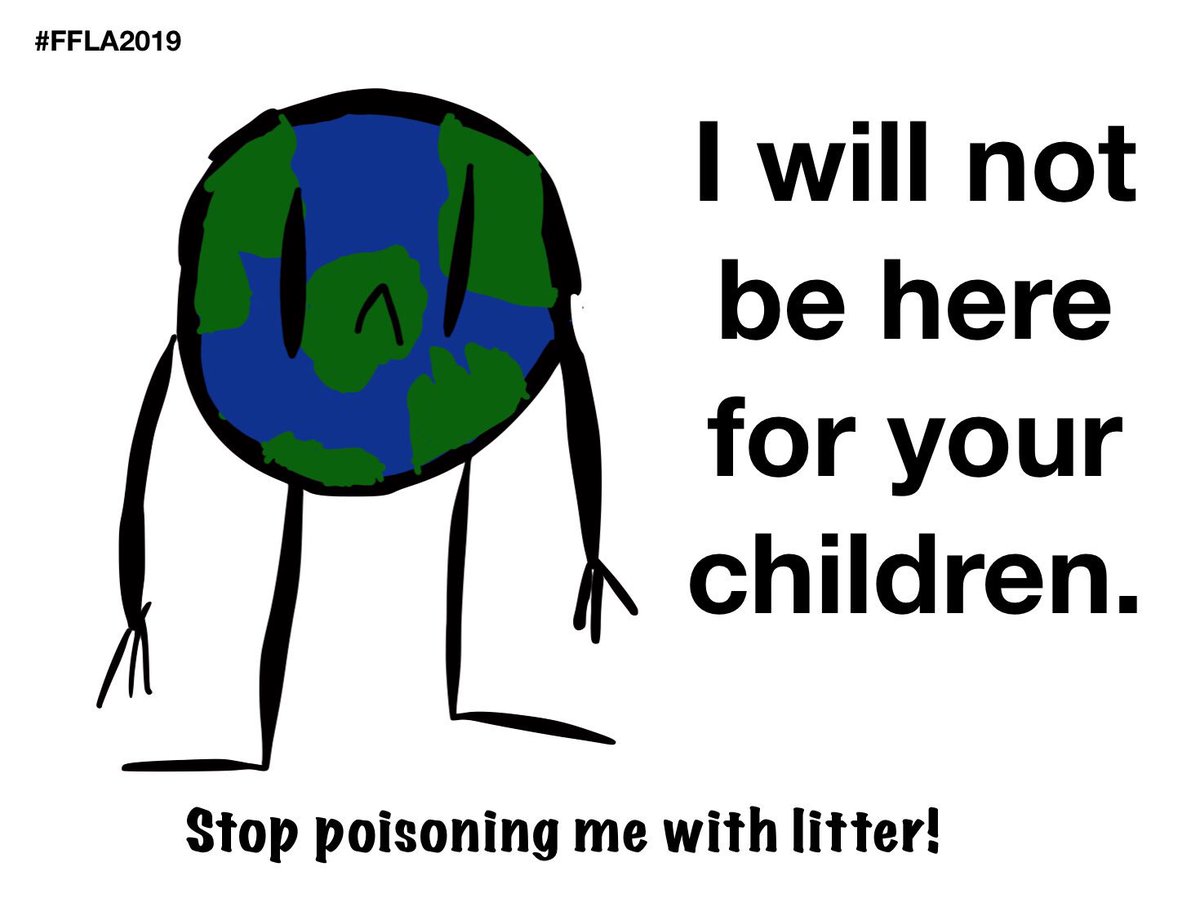 ItLitterally's tweet photo. We are feeding the planet with litter...except it is actually poison and the planet may not survive it. #stoplittering #savetheplanet #rubbishinthebin #FFLA2019 #imagebySam https://t.co/NHDAvqNqi1