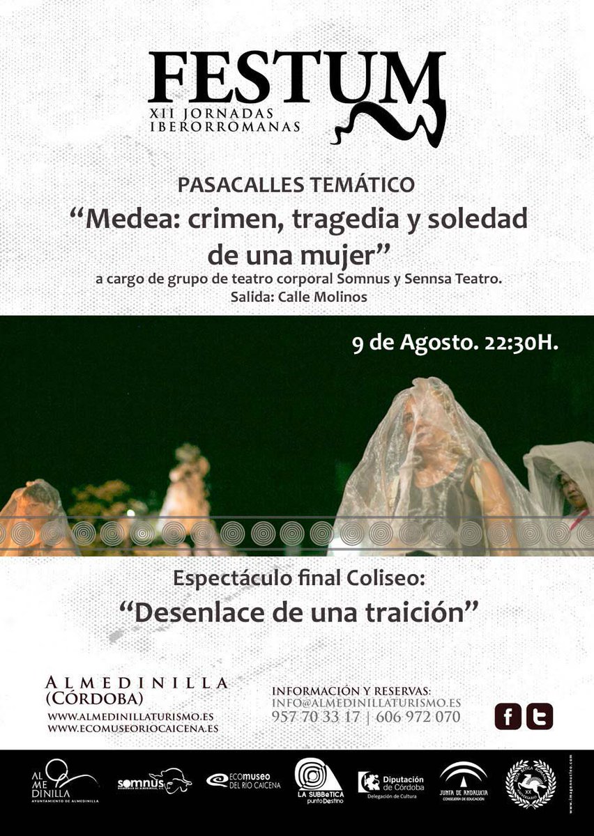 Recorrido del #pasacalles de #FESTUM2019: Salida desde Calle Molinos, Calle Río, Paseo Alameda y espectáculo final en Coliseo. 
¡Os esperamos!