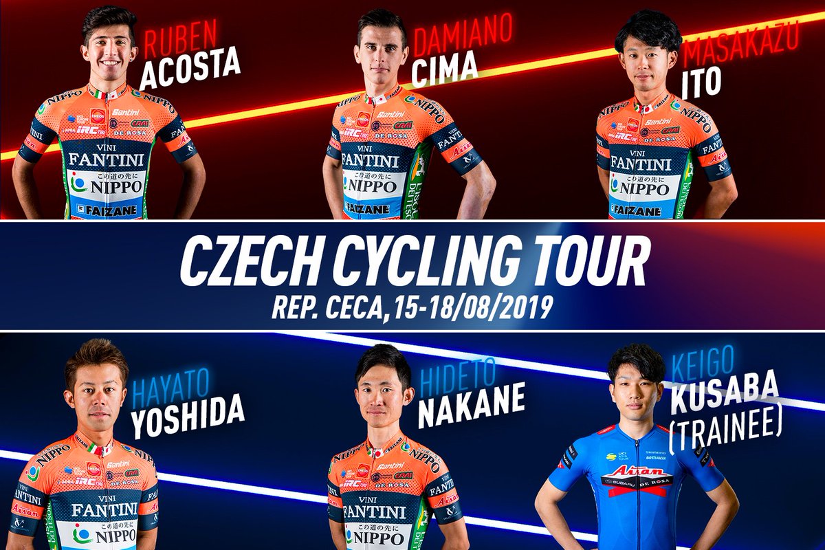 💪🏻 Una seconda parte di stagione che inizia all'insegna delle gare per gli #OrangeBlue.

🇺🇸 Tour of Utah | 12-18 Agosto
🇪🇸 Vuelta a Burgos | 13-17 Agosto
🇨🇿 Czech Tour | 15-18 Agosto

Scopri le formazioni complete 🔽

nippovinifantini.com/newsite/nippo-…