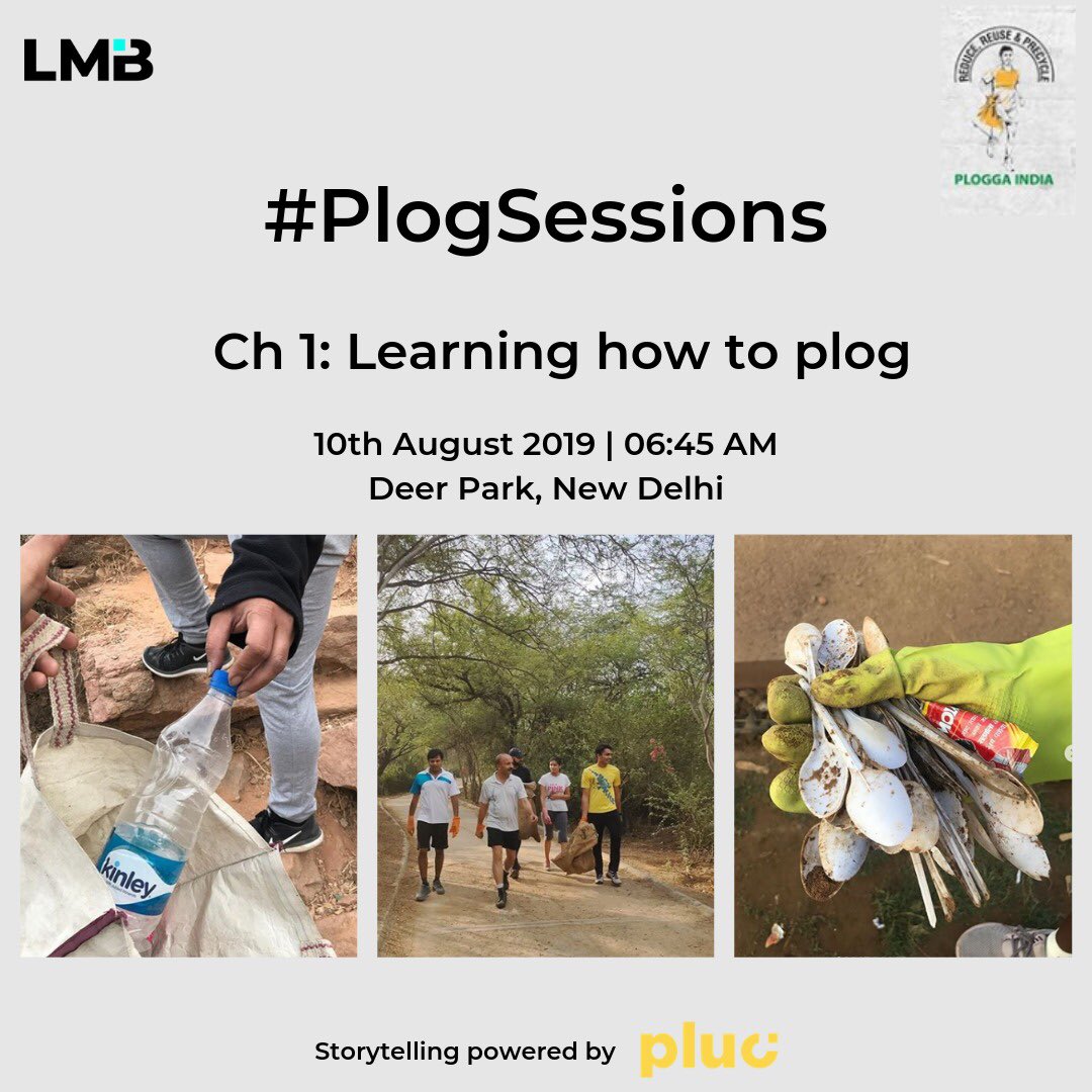 LetMeBreathe_In's tweet photo. Happening today and tomorrow π
Join us for the live today to discuss all things #plogging and tomorrow at 6:45 am, Deer Park (New Delhi) for the #PlogSessions @IndiaPlogga @abhimanyuchakra https://t.co/qhYLkx8qCJ