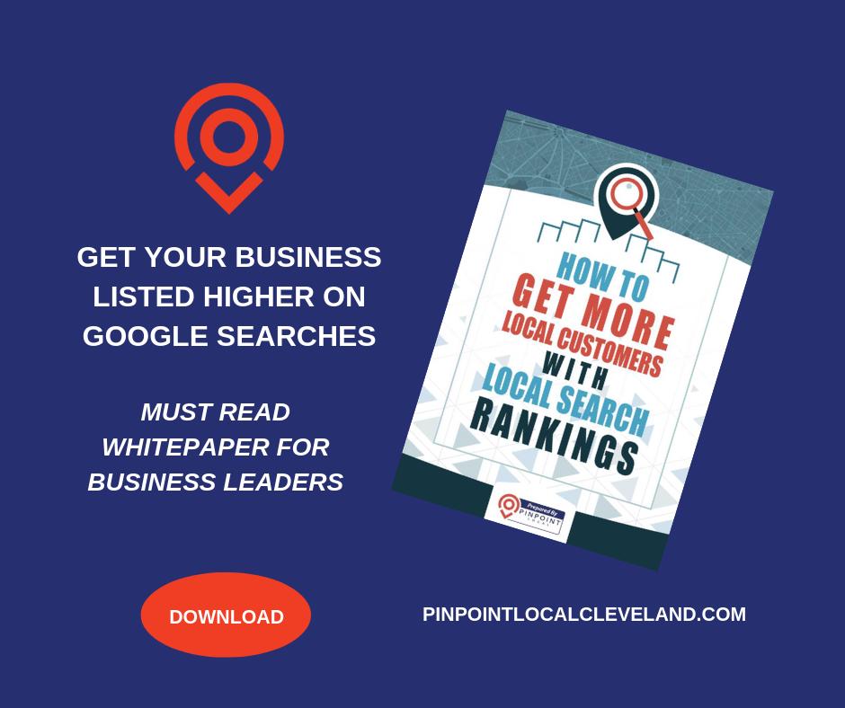 PinPointCLE's tweet image. Local Google search rankings are determined by 3 things: Relevance, Distance, and Prominence. Download this FREE Whitepaper to learn how to leverage all three of these elements to your advantage: buff.ly/2W4MfWD
#Google #SEO #Marketing #Sales