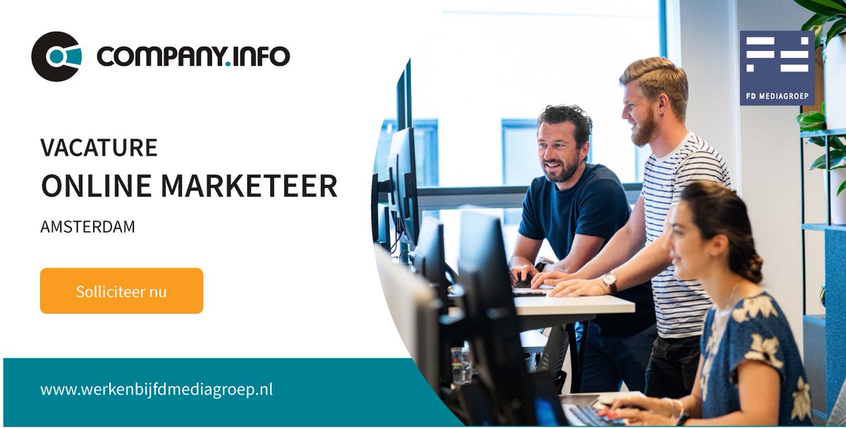 addfunds_bert's tweet photo. #nieuwevacature: Heb jij ervaring met B2B #marketing? Kun jij krachtige #online #content genereren? Bekijk de vacature van Online #Marketeer bij @companyinfo: https://t.co/r2bQwpWHbY https://t.co/6TRQTNkfGe