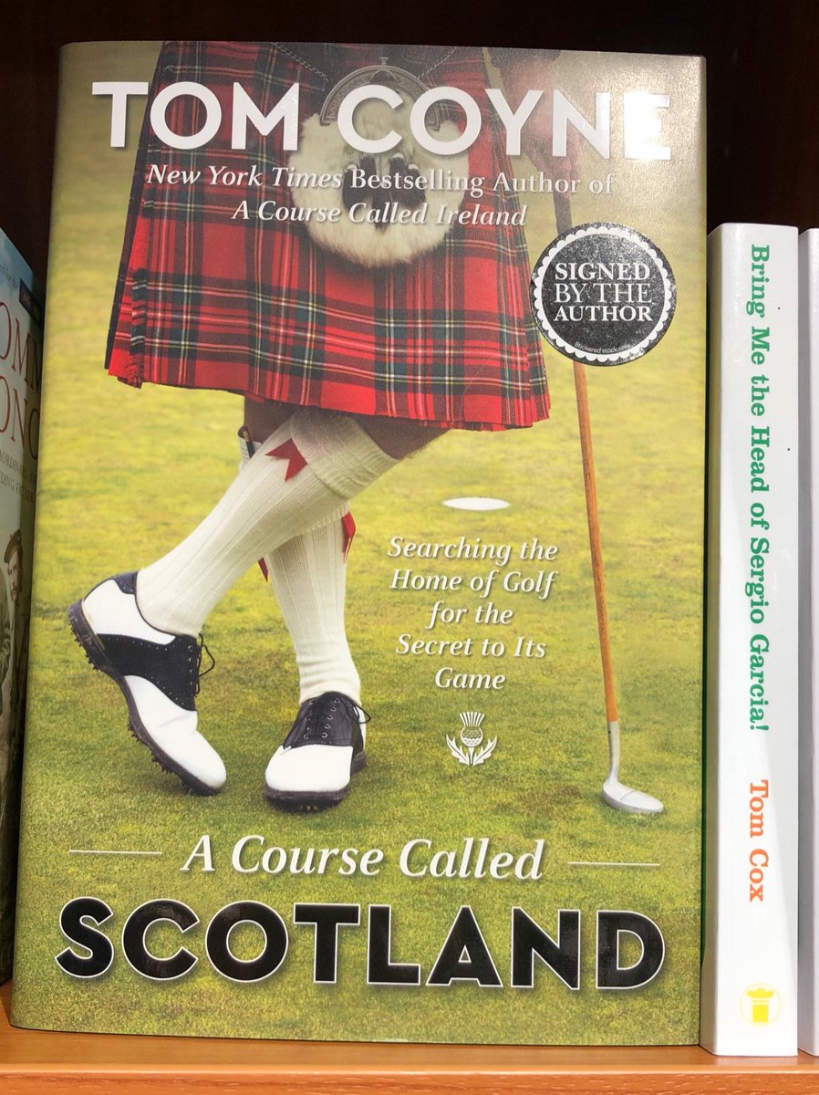 WaterstonesStA's tweet photo. Delighted to meet @coynewriter today. If you love #golf #StAndrews #Scotland we have signed copies of #ACourseCalledScotland in store now https://t.co/p55eNWlmqx