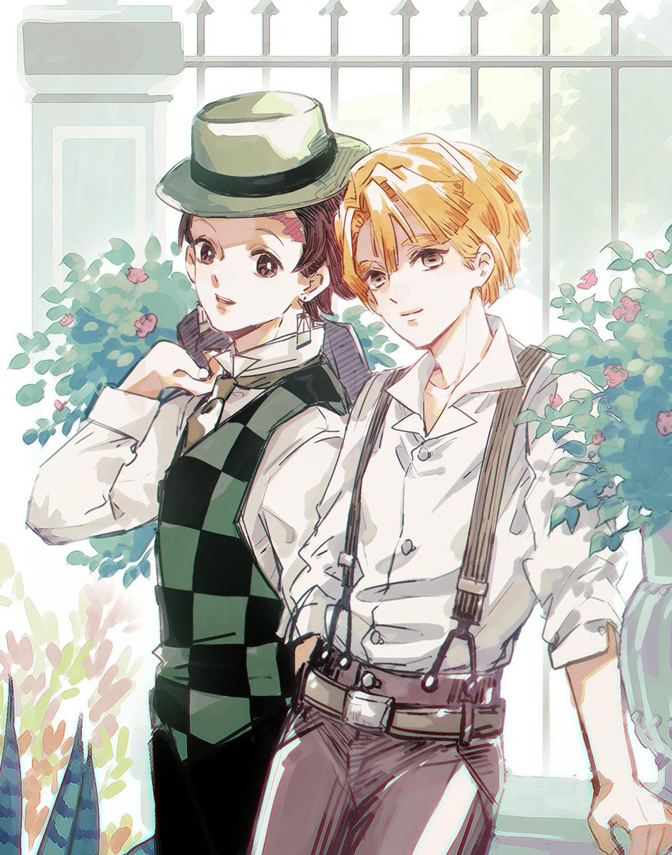 竈門炭治郎 「マガジンカバー炭善 」|腦子のイラスト