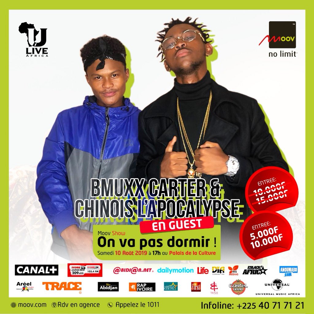 Bmuxx_Carter's tweet photo. Bonjour venez Au Concert de KIFFNOBEAT , Toutes les Prestations seront Chic , La Nouvelle Generation sera là en Tas Meme ! Ca Va Partir d’ABOBO à PEKIN Avec Bmuxx Et Chinois , Yaura Du TCHEKOUBOU , Yaura Le Fior de Bior Meme Le « Tu veux te Blô » Avec Ramba Junior 😂😭on se capte https://t.co/BaLiKdgSPR