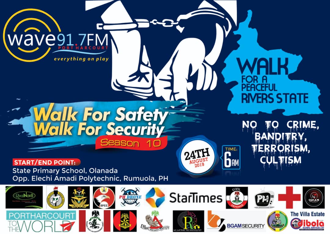 917wavefm's tweet photo. Taking the state to the next level
#OurStateOurResponsibility
#WalkForSafetyWalkForSecurity https://t.co/bjOR9Zh9Km