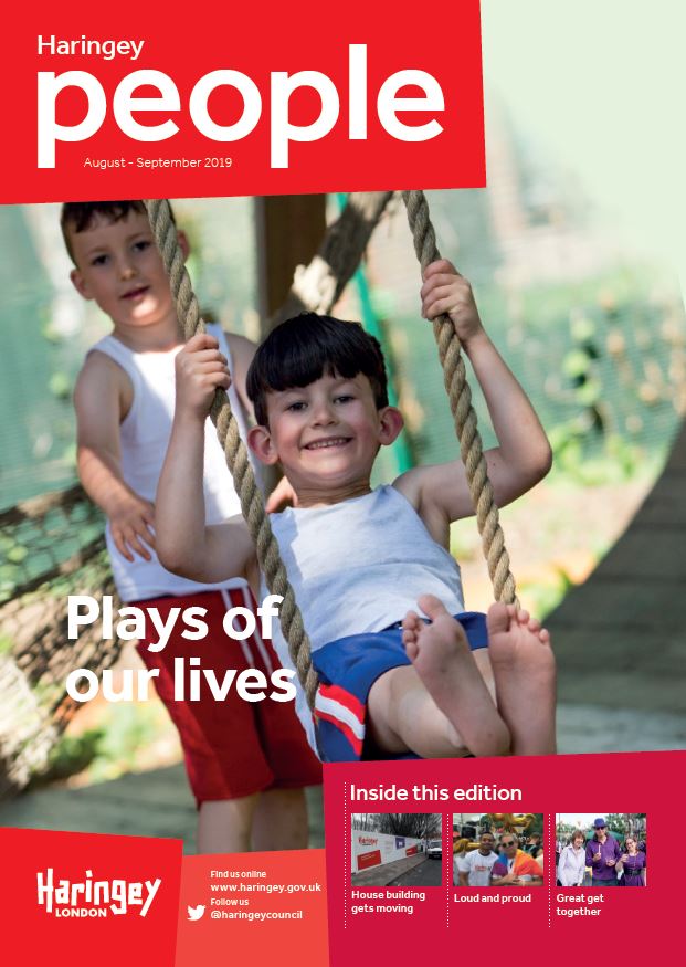 haringeycouncil's tweet photo. The August edition of #Haringey People is out now! This edition has updates on the #WeekendofPlay and the #Greatgettogether. We also check out what @wavecafeN10 are up to. Pick up your copy at a local library or download it here: https://t.co/VKZ9NEo1qW #IAmHaringey https://t.co/ynaM0lXzs5