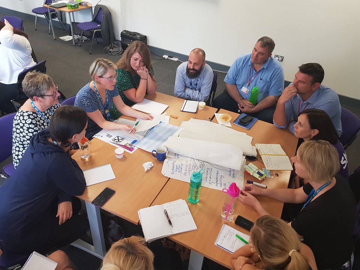 The 'Living well in the Community Team' hard at work. . . . This was not the first take of this photo! #alltheposing